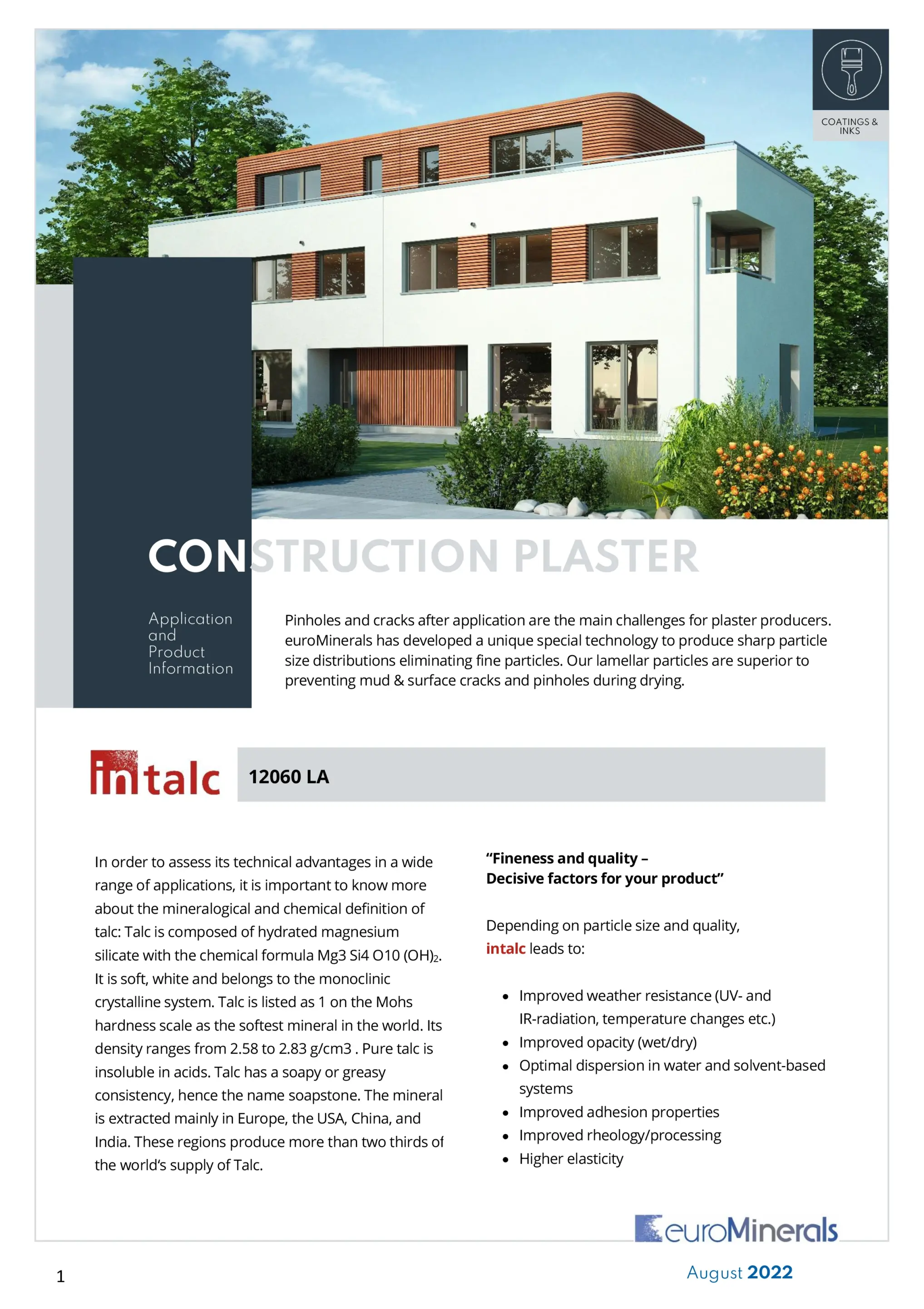 Construction plaster_application and product information